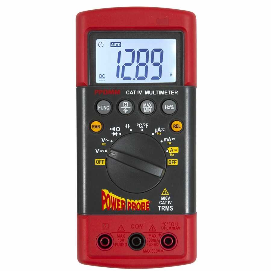 PPDMM CAT-IV Rugged 600V Digital Multimeter