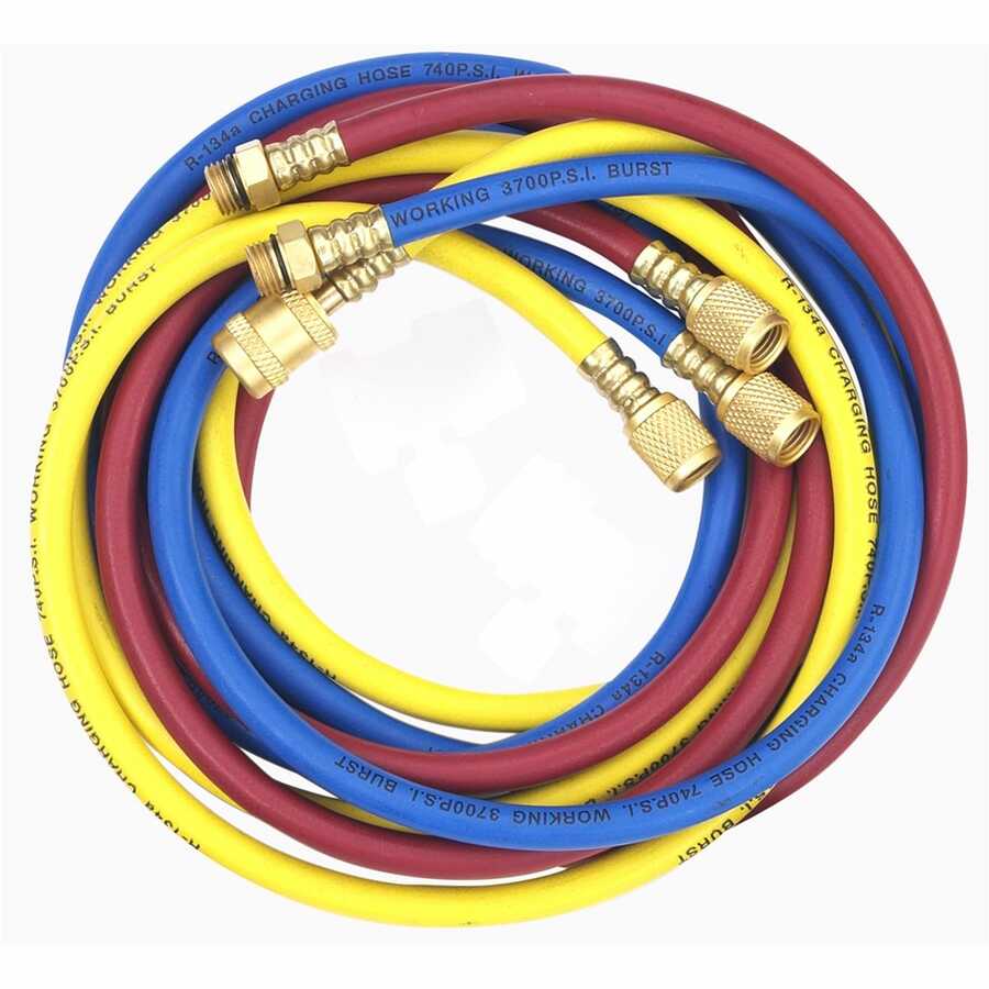 Enviro-Guard Charging Hose Set for R-134a 72 Inch