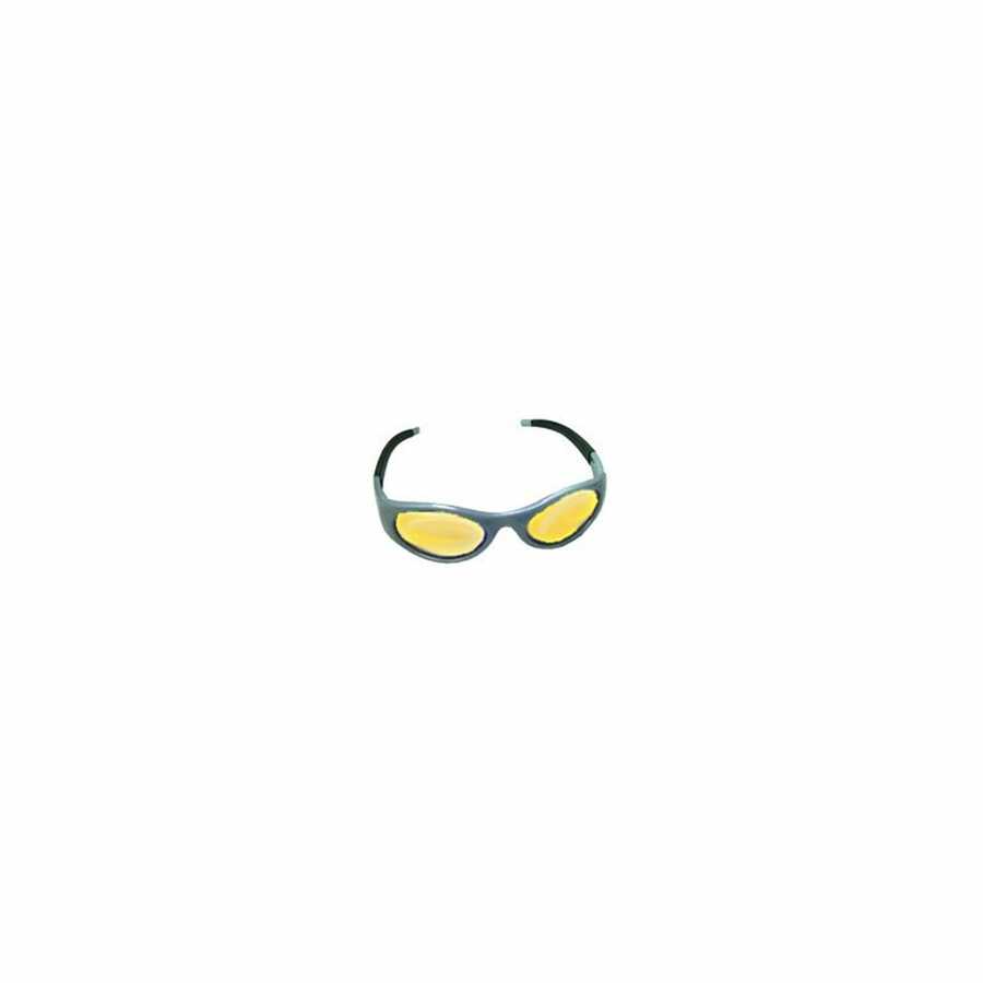 Stingers High Impact Eyewear - Silver/Yellow