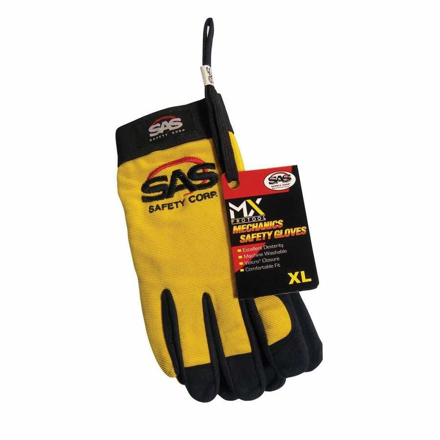XL YELLOW PRO TOOL SAFETY GLOVES