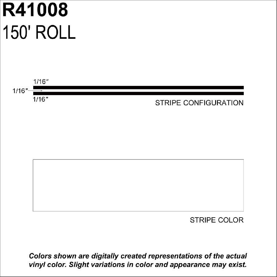 Prostripe 3/16" x 150' Multistripe Auto Pinstriping Tape White