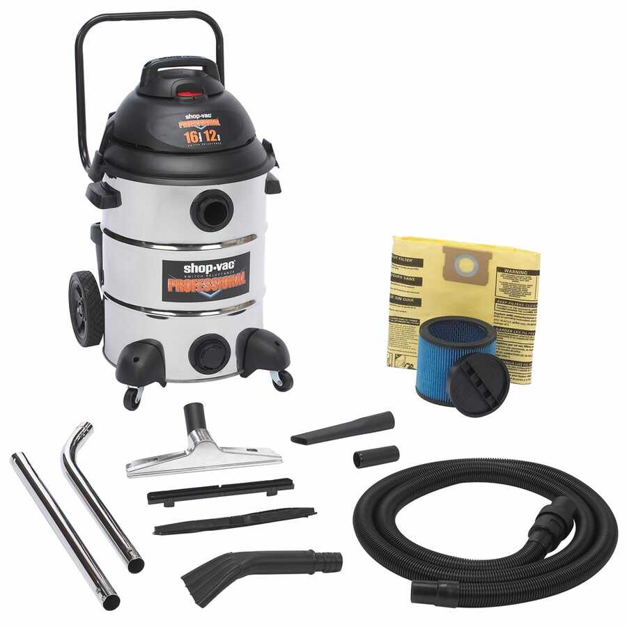 Shop-Vac Professional 16 Gallon Stainless Steel Vacuum