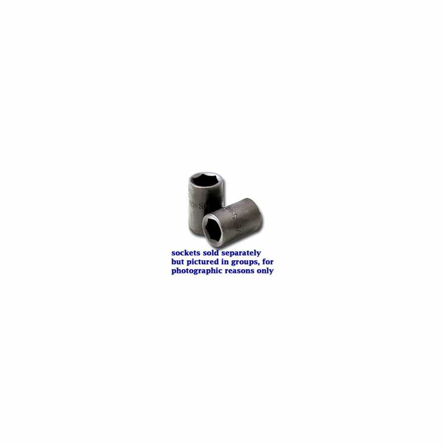 1/2 Inch Drive 6 Pt Std Metric Impact Socket 11mm