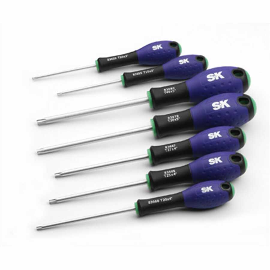 7Pc Expert2 TP Torx Scdr Set