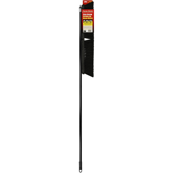 PUSH BROOM 24"HEAD-HNDL MAROON