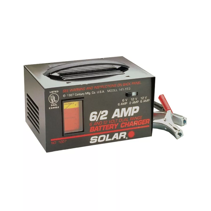 N/N Manual Economy Battery Charger 6/2 Amp, 6 /12 Volt N/N Manual Economy Battery Charger 6/2 Amp, 6 /12 Volt