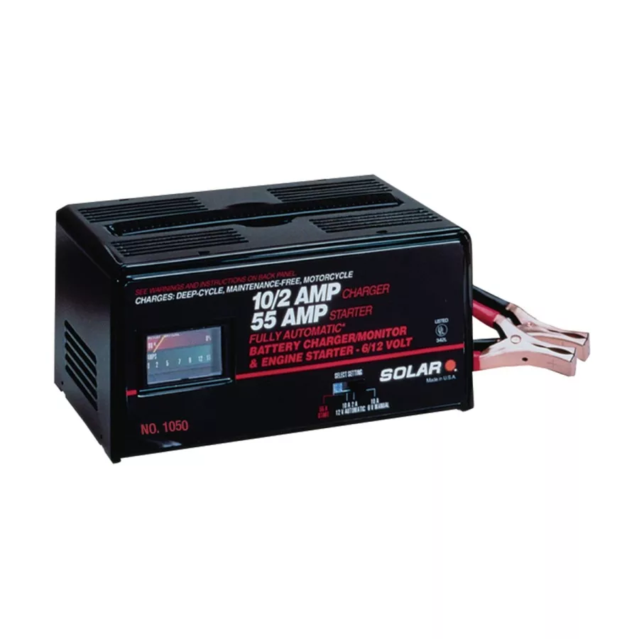 Manual Battery Charger Engine Starter 10/2/55 Amp, 6/12 Vo Manual Battery Charger Engine Starter 10/2/55 Amp, 6/12 Vo