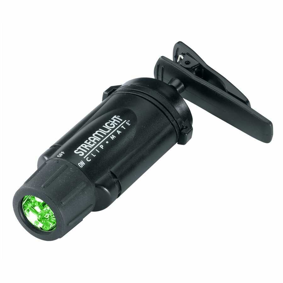 CLIPLIGHT BLACK/GREEN LED