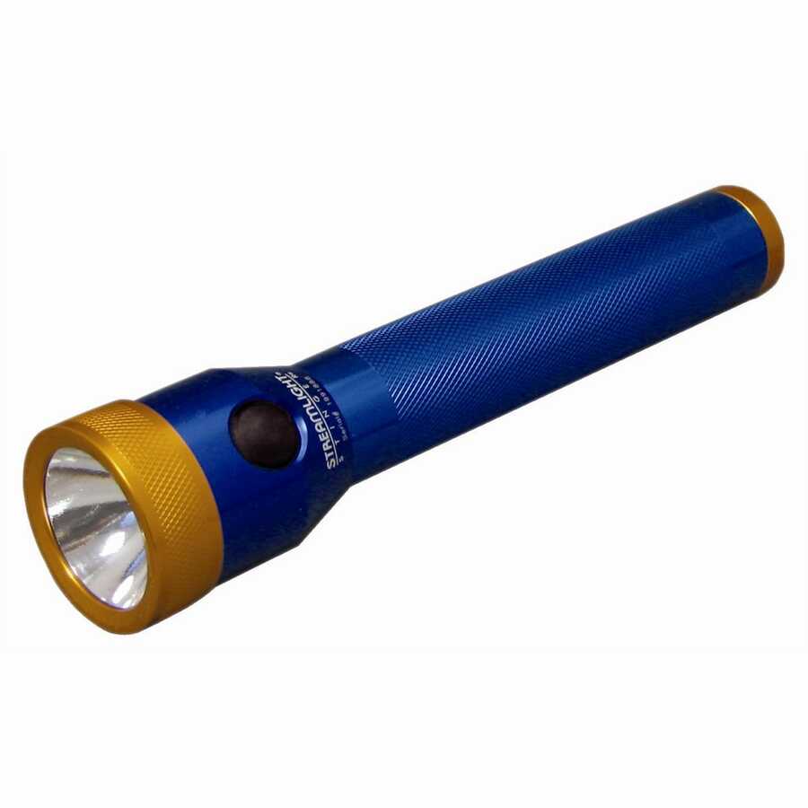 Blue and Orange Stinger Flashlight w/ AC/DC