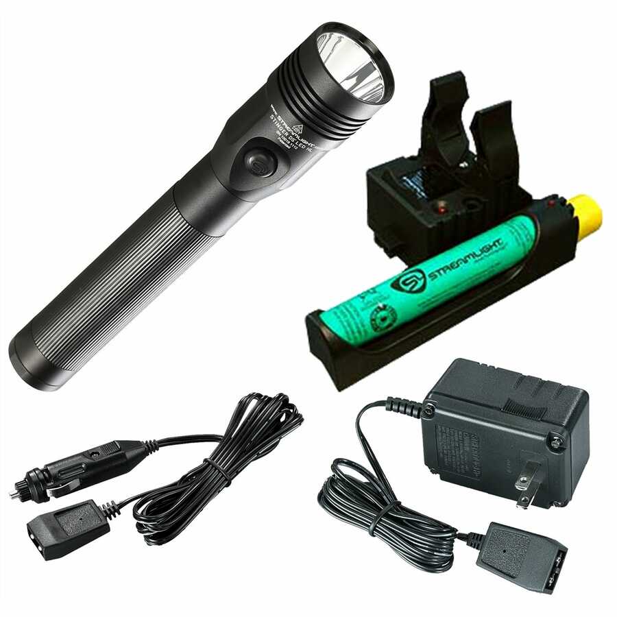 Stinger DS LED Rechargeable Flashlight with AC/DC and PiggyBack