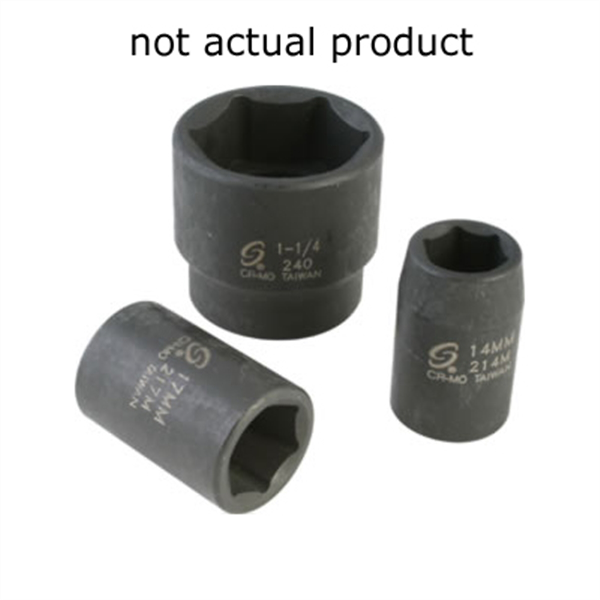 1/2\" Drive x 14mm, Driveline, 12 Point Impact Socket