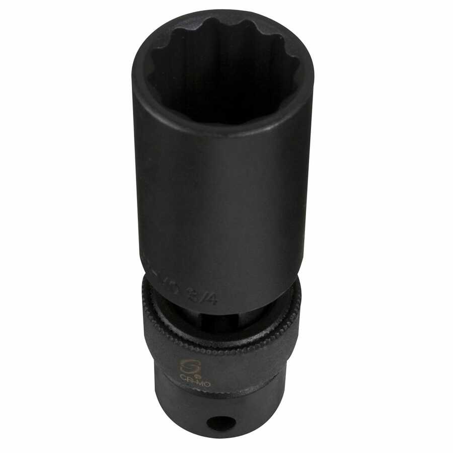 1/2\" Drive x 1/2\" Deep 12 Point Universal Socket