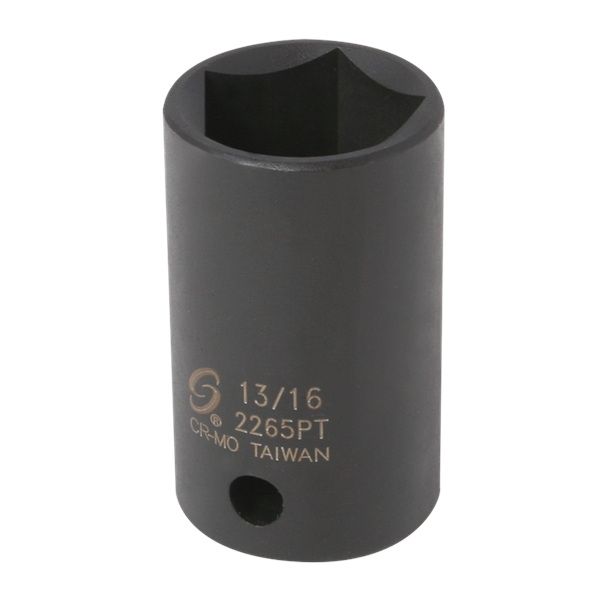 1/2 Inch Drive 5 Point Impact Socket 13/16 Inch