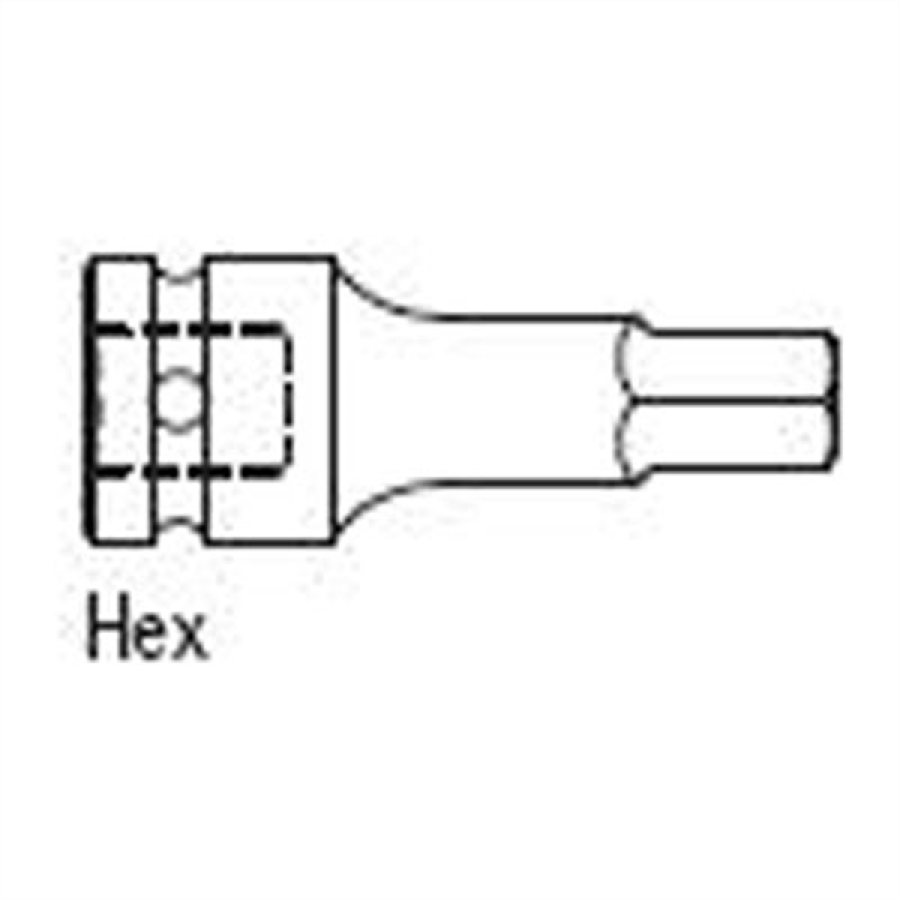 1/2" DR. 13MM HEX DRIVE IMPACT