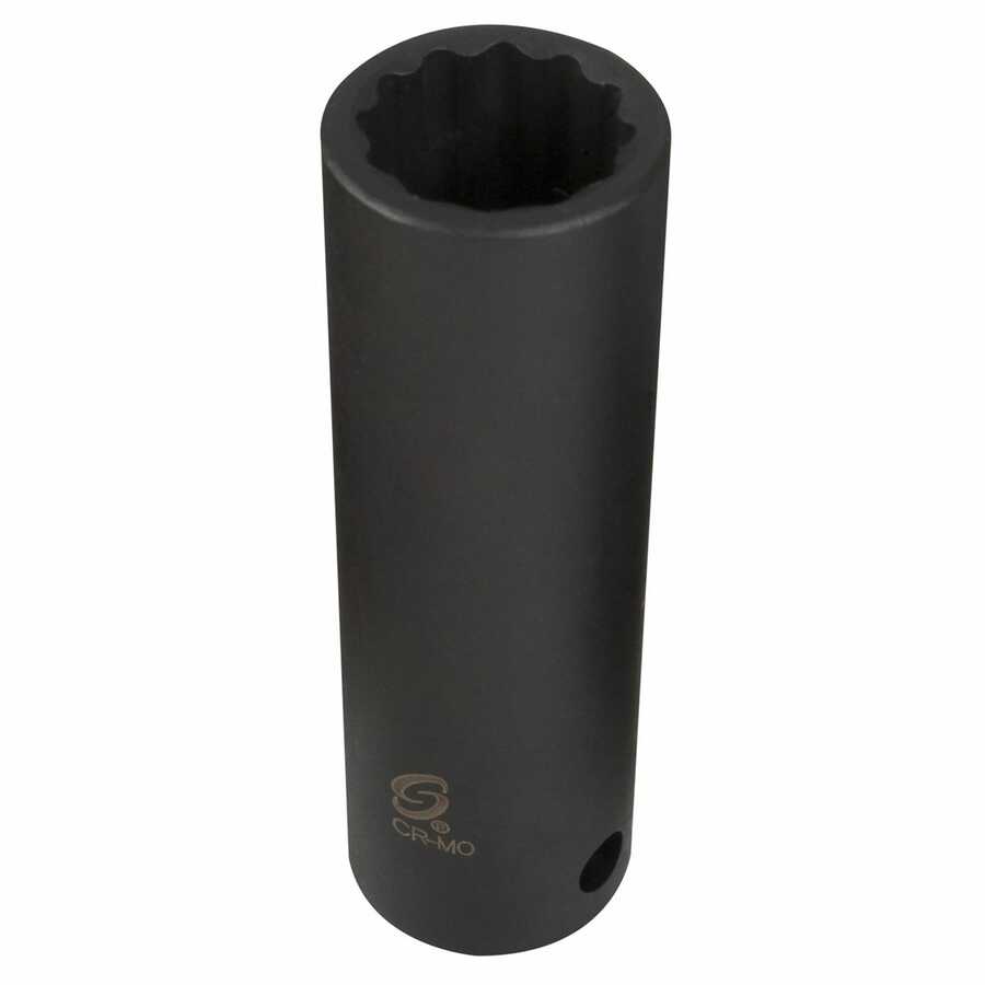 1/2\" Drive x 1-3/16\", Deep, 12 Point Impact Socket