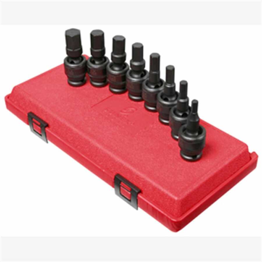 1/2\" Drive 8 Piece Universal Hex Driver Set