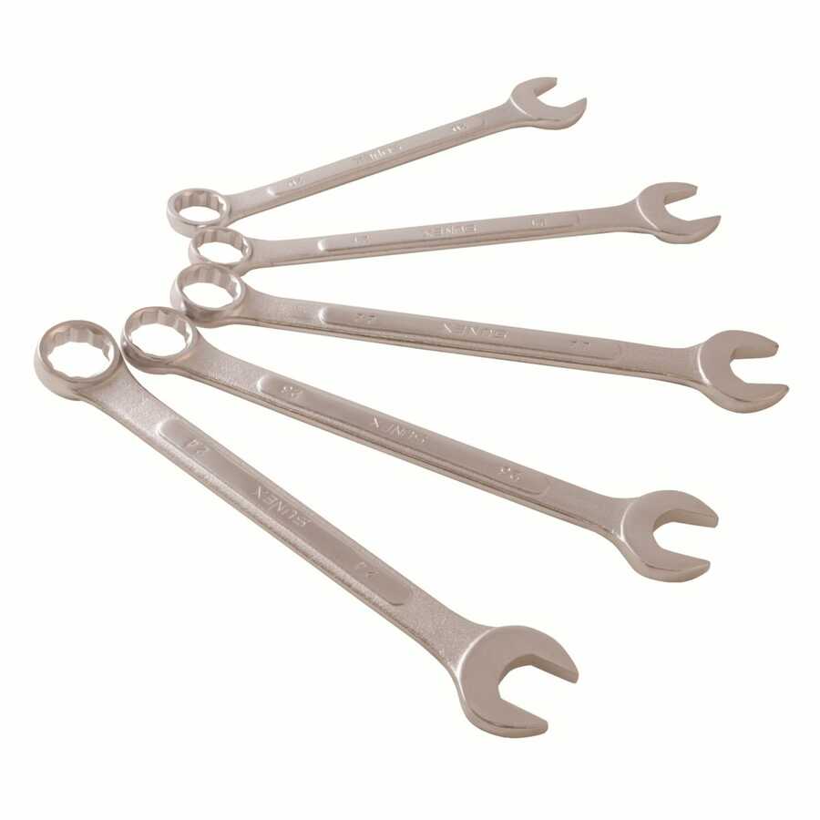 Raised Panel metric Combination Wrench Set