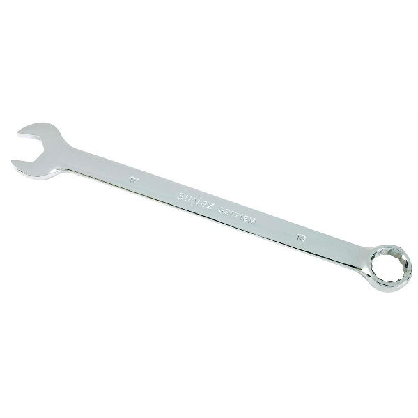 16mm Full Polish V-Groove Combination Wrench