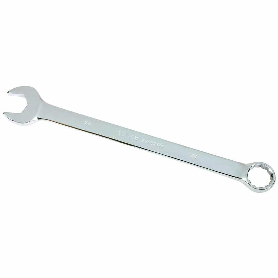 24mm Full Polish V-Groove Combination Wrench