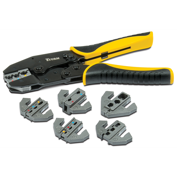 7 Pc Ratcheting Terminal Crimping Set