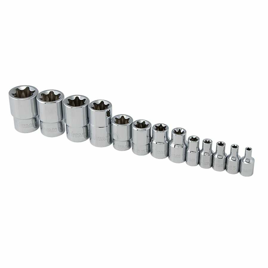 13pc External Star Socket Set