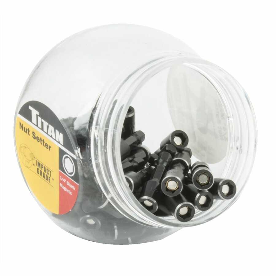 50 Pc. 1/4" Magnetic Nut Setter