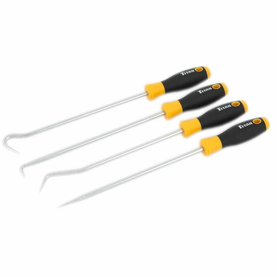 4pc Extra Long Pick & Hook Set