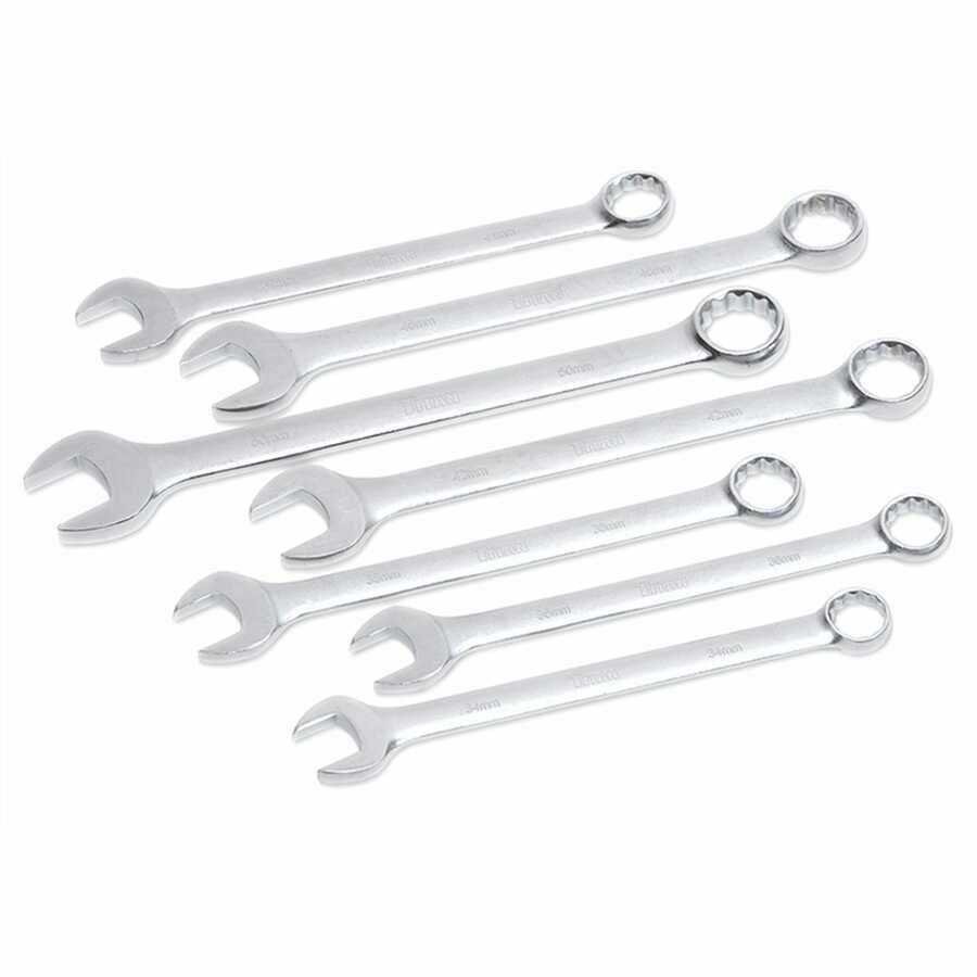 7PC MM JUMBO COMBO WRENCH SET