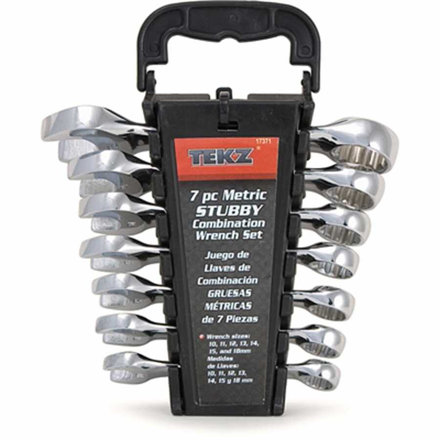 7pc Metric Stubby Wrench Set