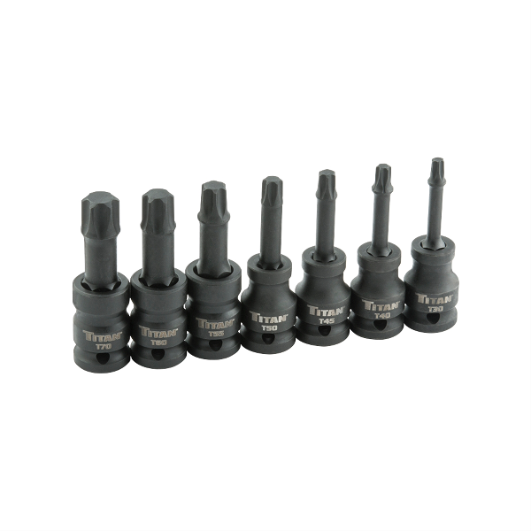 7PC 1/2"DR STAR IMP BIT SE