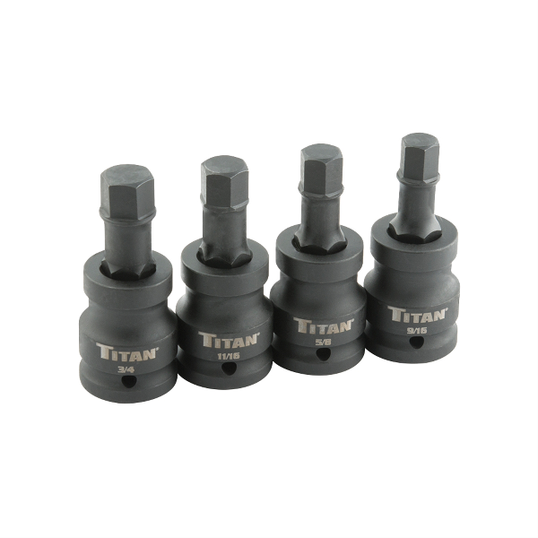 4PC SAE IMPACT HEX BIT SOC