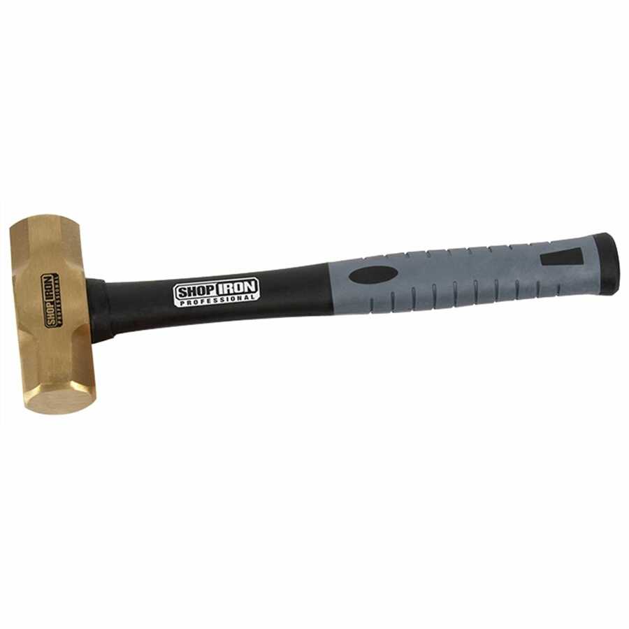 Copper Non-Sparking Hammer w Fiberglass Handle 3 Lb