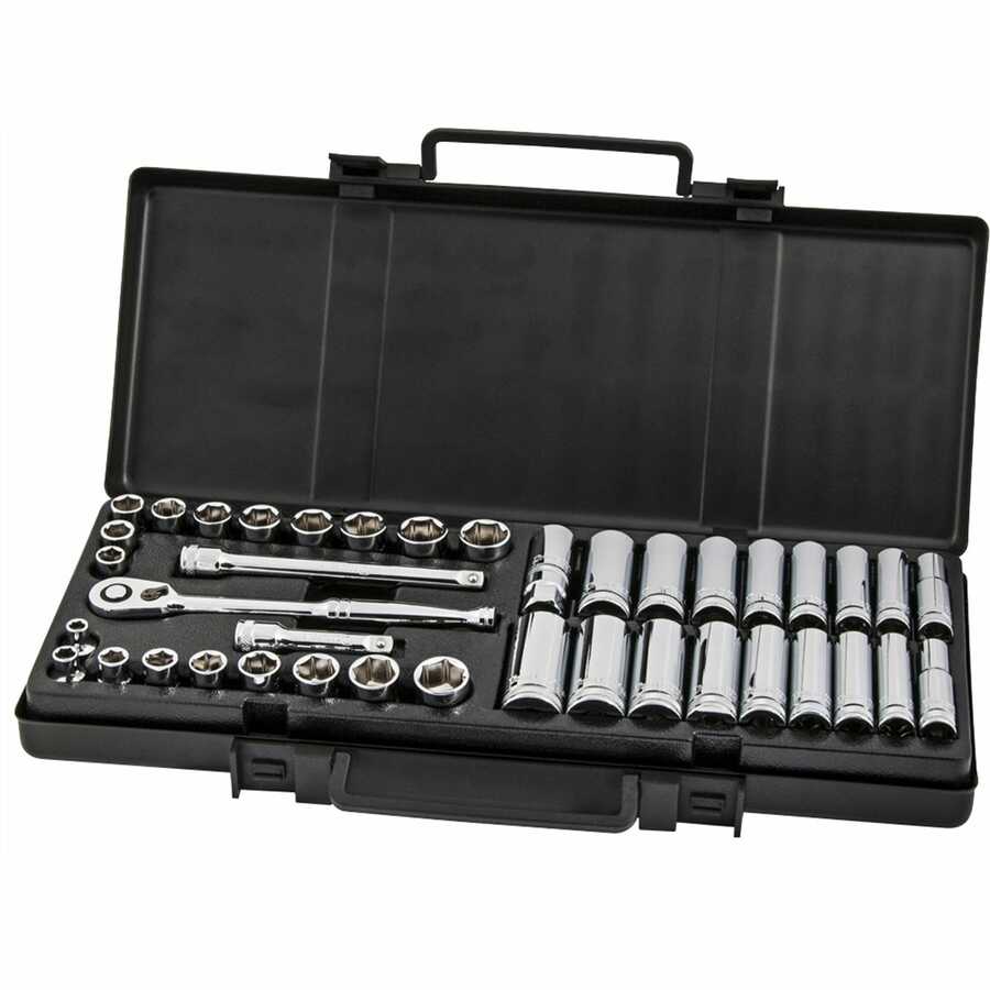 40 Pc. 3/8" Dr. Fractional / Metric Socket Set