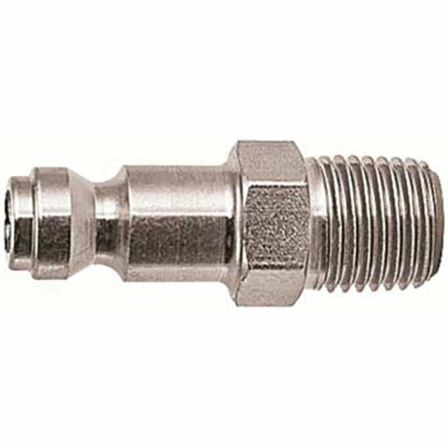 Auto Type C Male Plug 1/4" Body 1/4" NPT