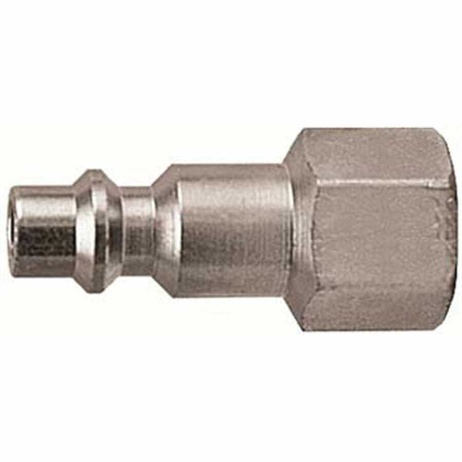 Industry Type D Female Plug 1/4" Body 1/4" NPT