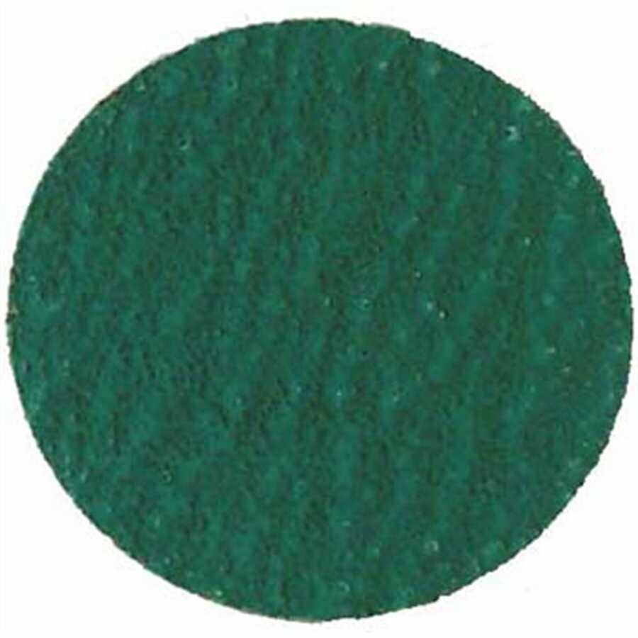 3" Green Zirconia Disc - 80 Grit