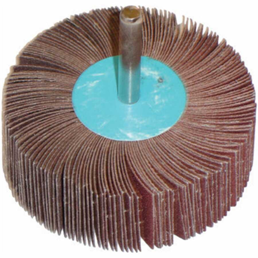 Flap Wheel 3" x 1" x 1/4" - 180 Grit