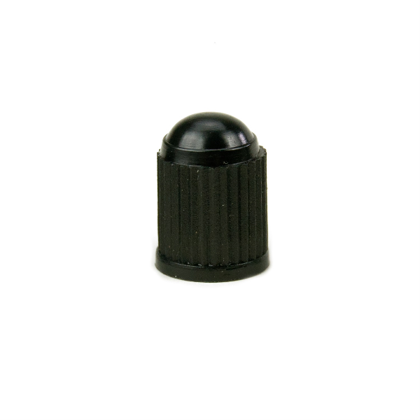 BLACK TIRE CAP WITH SILICONE SEAL (BAG OF 500)