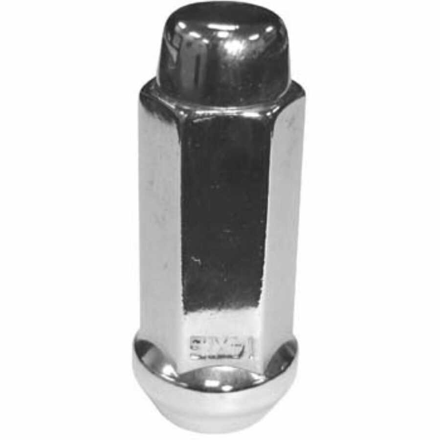 XL Long Bulge Style Acorn Chrome Wheel Lug Nut