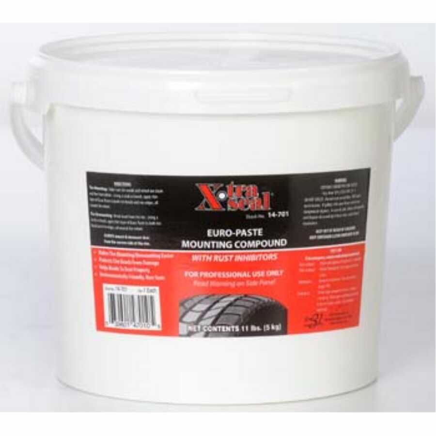 Euro Style White Tire Paste 11lb Bucket