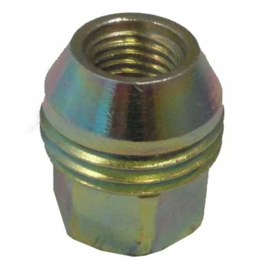 Open End Dual Thread Acorn Chrome Wheel Lug Nut