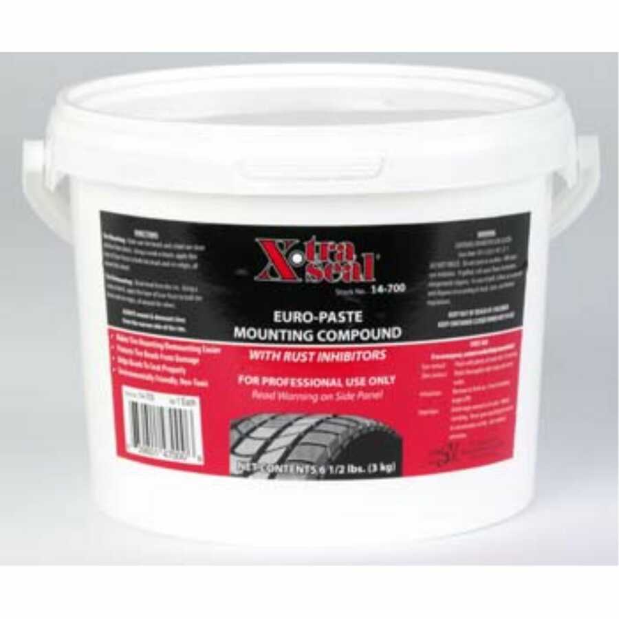 Euro Style White Tire Paste 6.5lb Bucket