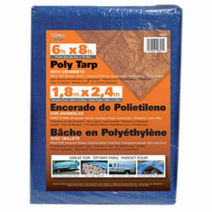 Tarp 6' x 8' Poly Shrink Wrap