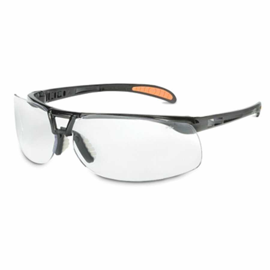 PROTEGE SAFETY EYEWEAR BLACK FRAME CLEAR LENS