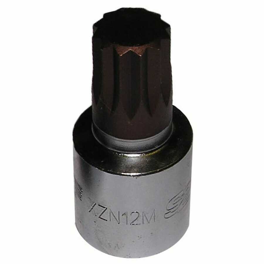 12mm Bit XZN Triple Square Driver w/ 3/8" Square Drive