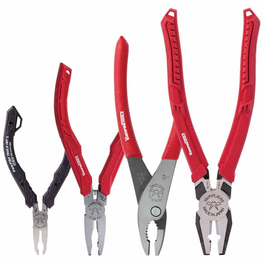 VamPLIERS 4-pc Set S4A; 5", 6.25", 7", 8" + Pouch