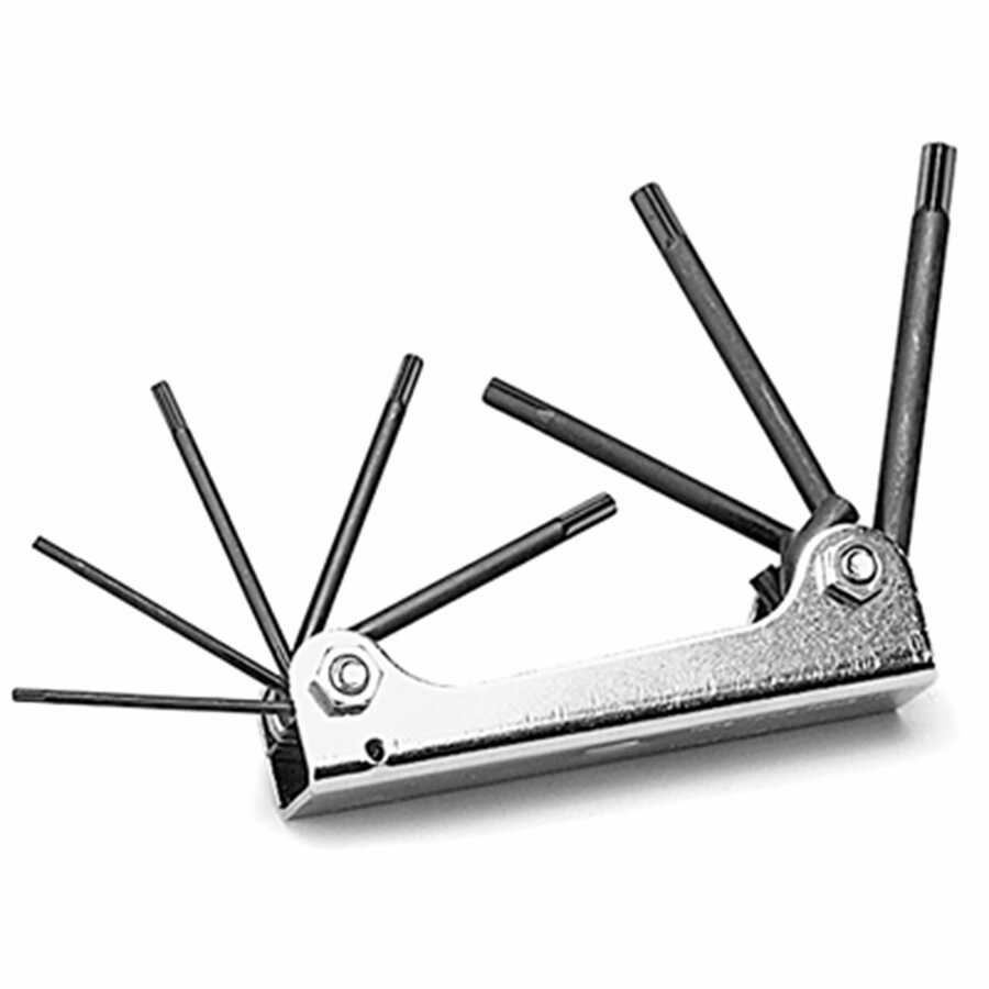 8 Pc Folding Star Bit Set ChrV