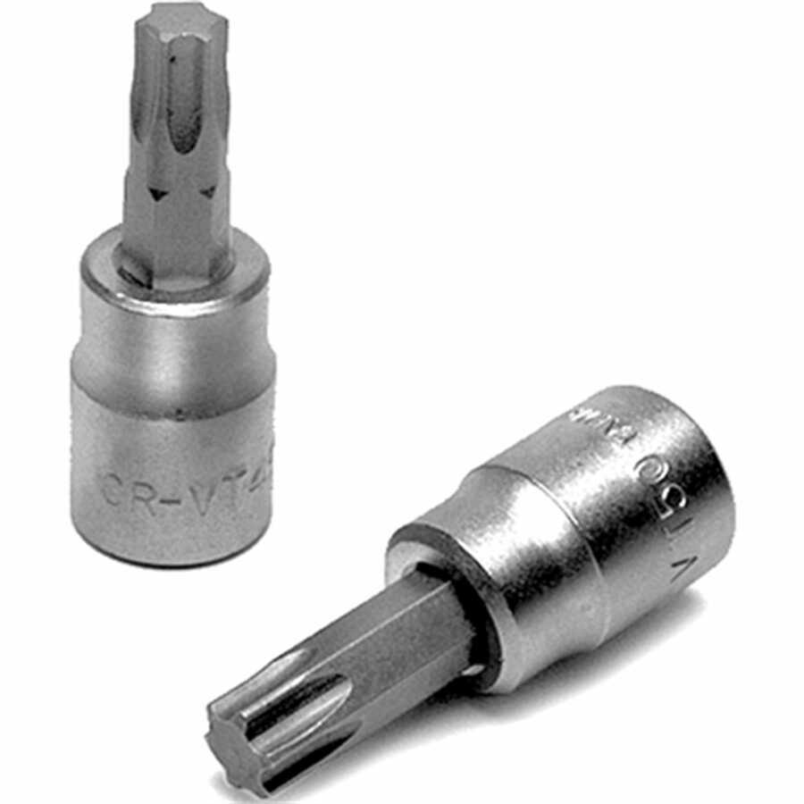 3/8" Dr Star Bit T-40 Skt ChrV