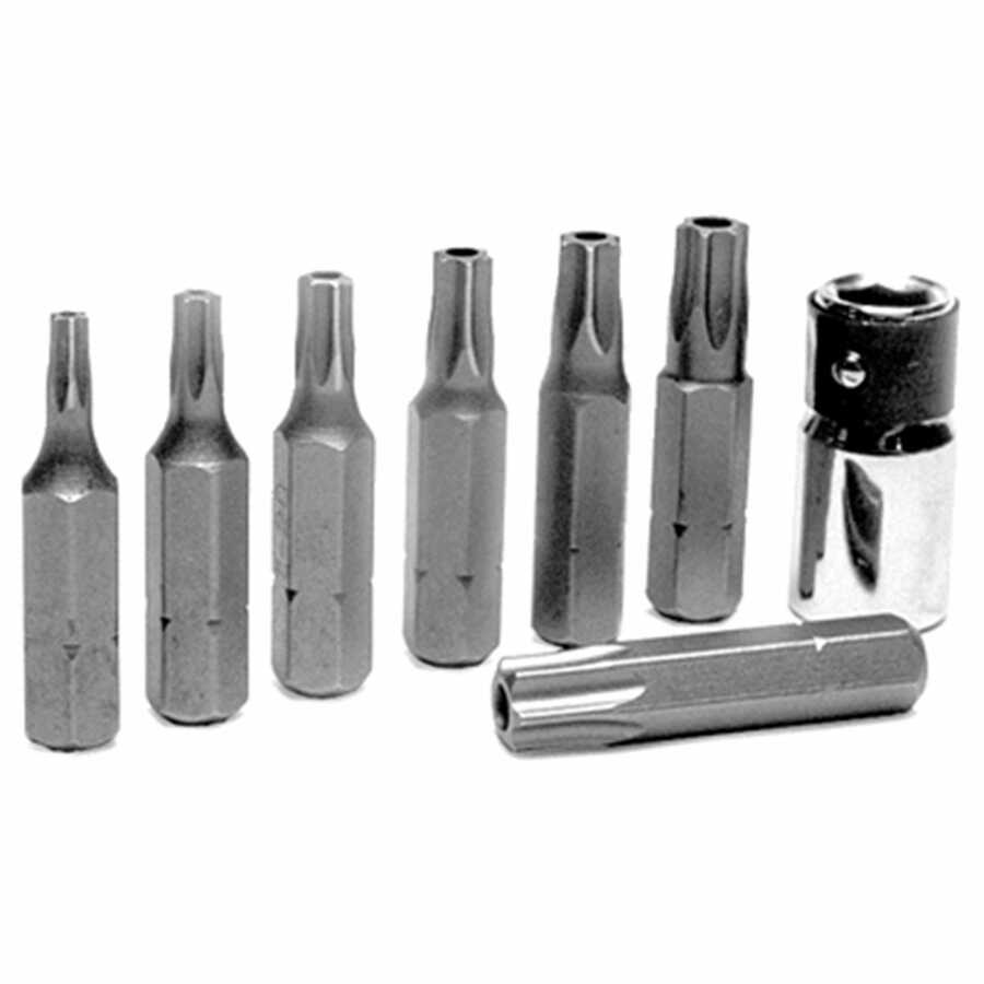 8 Pc Tamper Resis Star Bit Set