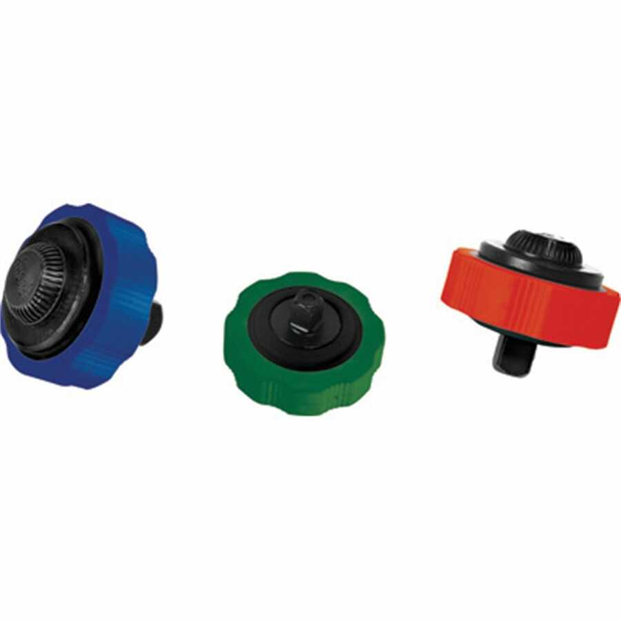 3pc Thumbwheel Ratchet Set